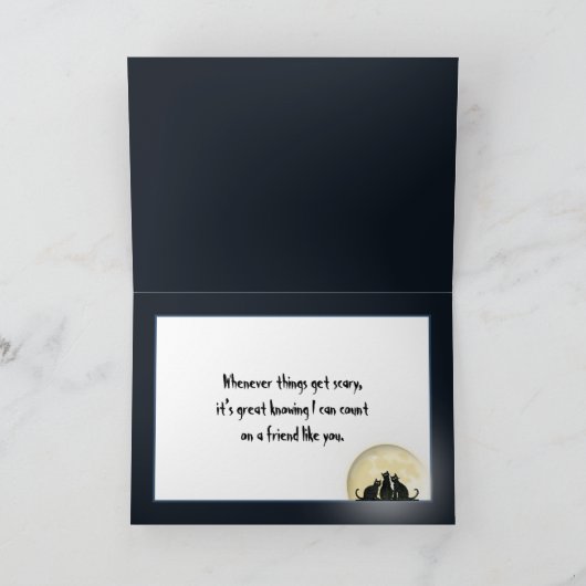 ハロウィーンマンシ幽霊のよく出るョン シーズンカード (内部)