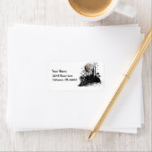 ハロウィーンマンシ幽霊のよく出るョン ラベル (インサイチュ)