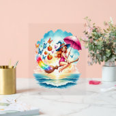 ハロウィーンマーメイドウィッチオンブロム アクリルサイン (ウェディング)