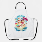 ハロウィーンマーメイドウィッチオンブロム エプロン (正面)