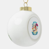 ハロウィーンマーメイドウィッチオンブロム セラミックボールオーナメント (左)