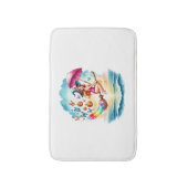 ハロウィーンマーメイドウィッチオンブロム バスマット (正面縦)