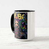 ハロウィーンマーメイドウィッチマーキャッツ幽霊たちカボチャ マグカップ (正面左)