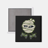 ハロウィーンミイマミービデオゲーマーコントローラー少年の子供 マグネット (正面/裏面)