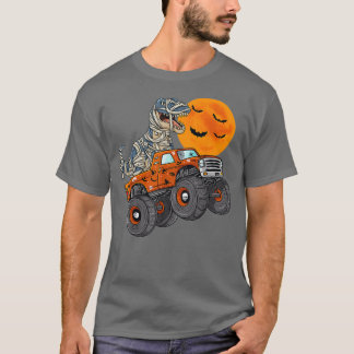 ハロウィーンミイマミーモンスタートラックボーイズ Tシャツ