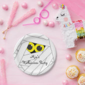 ハロウィーンミイラの衣装パーティーかわいい子供のプレート ペーパープレート (パーティー)