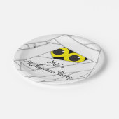 ハロウィーンミイラの衣装パーティーかわいい子供のプレート ペーパープレート (アングル)