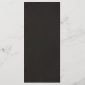 ハロウィーンミッドセンチュリーモダンカクテルメニュー プログラム (裏面)