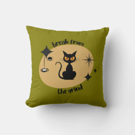 ハロウィーンミッドセンチュリーBFTG枕 クッション