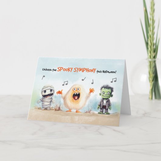 ハロウィーンミュージカルモンスター カード (正面)