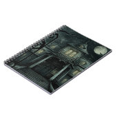 ハロウィーンミントジャングルグリーンマ幽霊のよく出るナー ノートブック (左側)