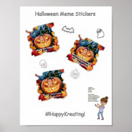ハロウィーンミーム! ポスター
