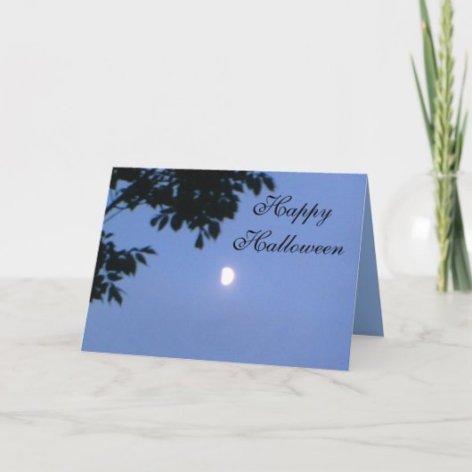 ハロウィーンムーンライトカード カード (正面)