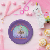 ハロウィーンムーンライトスキーとスケルトンの雰囲気 ペーパープレート (パーティー)