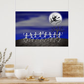 ハロウィーンムーンライトパーティーシーン ポスター (キッチン)