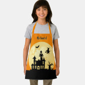 ハロウィーンムーンライ幽霊のよく出るトハ子供へウス エプロン (インサイチュ)