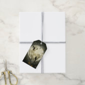 ハロウィーンムーン不気味カラス ギフトタグ (より糸付き)