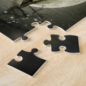 ハロウィーンムーン不気味カラス ジグソーパズル (側面)