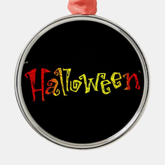 ハロウィーンメタルオーナメント メタルオーナメント (正面)