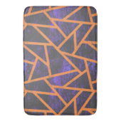 ハロウィーンモザイクパターン バスマット (正面縦)