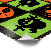 ハロウィーンモザイク ポスター (コーナー)