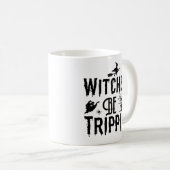 ハロウィーンモダン魔女不気味女 コーヒーマグカップ (正面右)