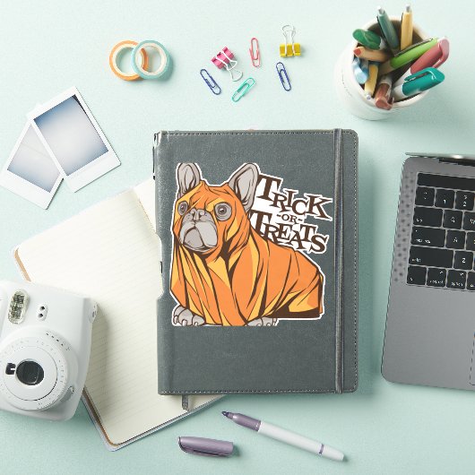 ハロウィーンモップ シール (iPadカバー)
