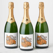 ハロウィーンモップ スパークリングワインラベル (ボトル)