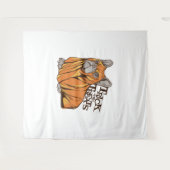 ハロウィーンモップ タペストリー (正面(横))