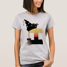 ハロウィーンモノグラムレターI Tシャツ