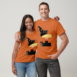 ハロウィーンモノグラムレターI Tシャツ