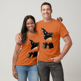 ハロウィーンモノグラム文字A Tシャツ