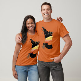 ハロウィーンモノグラム文字C Tシャツ