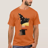 ハロウィーンモノグラム文字F Tシャツ (正面)