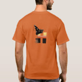 ハロウィーンモノグラム文字H Tシャツ (裏面)