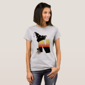 ハロウィーンモノグラム文字N Tシャツ (正面フル)