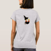 ハロウィーンモノグラム文字U Tシャツ (裏面)