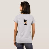 ハロウィーンモノグラム文字Z Tシャツ (裏面フル)