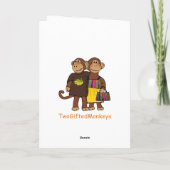 ハロウィーンモンキーミイムカード カード (裏面)