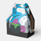 ハロウィーンモンスターキッズハローウィンパーティ フェイバーボックス (正面サイド)