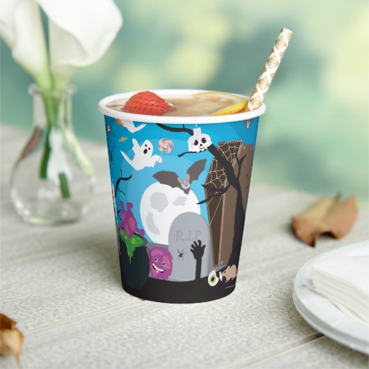 ハロウィーンモンスターキッズハローウィンパーティ 紙コップ (インサイチュ)
