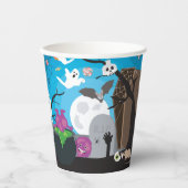 ハロウィーンモンスターキッズハローウィンパーティ 紙コップ (正面)