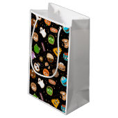 ハロウィーンモンスタークッキーおもしろいキッズパーティー スモールペーパーバッグ (裏面アングル)