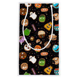 ハロウィーンモンスタークッキーおもしろいキッズパーティー スモールペーパーバッグ