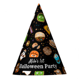 ハロウィーンモンスタークッキーおもしろいキッズ パーティーハット