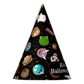 ハロウィーンモンスタークッキーおもしろいキッズ パーティーハット (左)