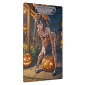 ハロウィーンモンスタージャック – o – ランタン&こうもりヴィクセンガール クリップボード (右)