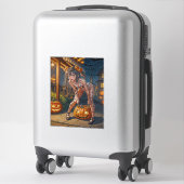 ハロウィーンモンスタージャック – o – ランタン&こうもりヴィクセンガール シール (スーツケース)