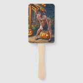 ハロウィーンモンスタージャック – o – ランタン&こうもりヴィクセンガール ハンドファン (裏面)