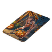 ハロウィーンモンスタージャック – o – ランタン&こうもりヴィクセンガール マグネット (左側)